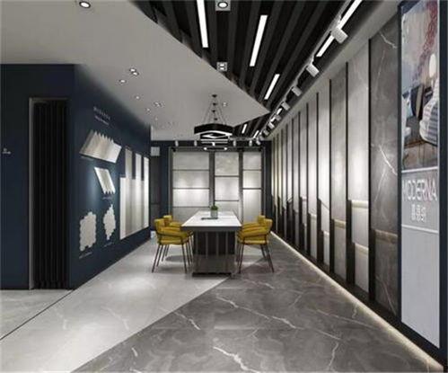 瓷砖展厅网红打卡区设计,创意设计解析