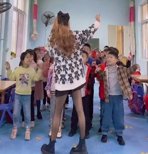 网红幼儿园老师视频,萌娃互动瞬间引网友热议