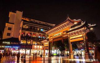 晋中头条小吃街夜景